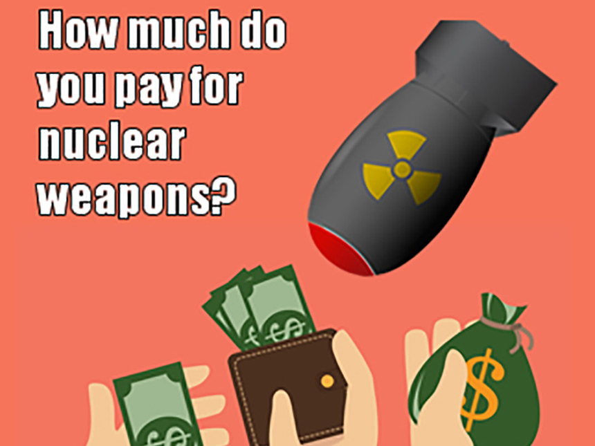 How much do you pay for nuclear weapons?